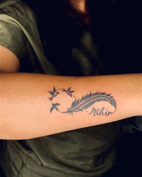 feather tattoo with name inside|65+ Awesome Feather Tattoo Ideas & Meanings [You’ll Love .